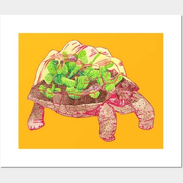 Tortoise Terrarium Wall Art by RaLiz